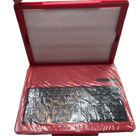 iPad Pro 12.9" Case w/ Magnetic Keyboard. Red. PU Leather (Polyurethane) NEW - Picture 2 of 14